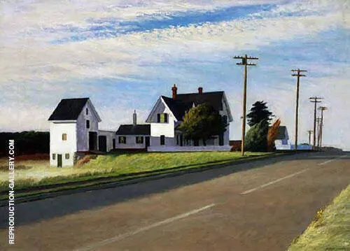 Route 6 Eastham 1941 By Edward Hopper