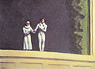 Two Comedians 1966 By Edward Hopper