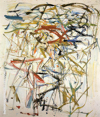 Untitled 1958 22 by Joan Mitchell | Oil Painting Reproduction