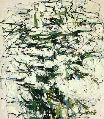 Hemlock 1956 by Joan Mitchell | Oil Painting Reproduction