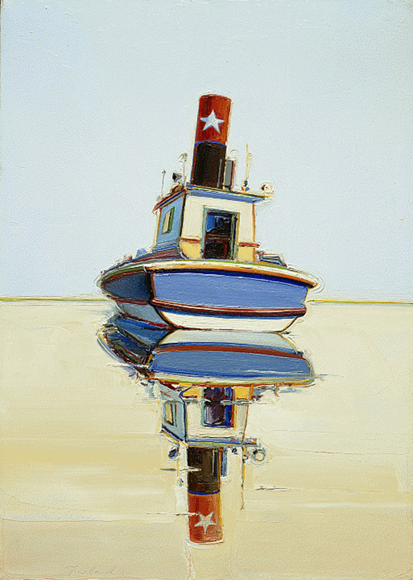 Starboat Tugboat and Riverboat | Oil Painting Reproduction