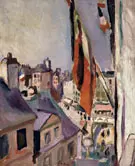 Street Decked with Flags 1906 By Raoul Dufy