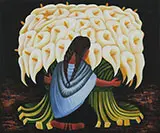 The Flower Seller (2) By Diego Rivera