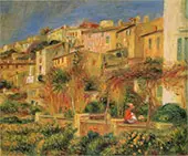 Terrace at Cagnes 1905 By Pierre Auguste Renoir