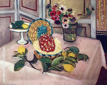 Still Life Pineapple Lemons 1925 By Henri Matisse