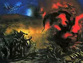 Landscape with Steer 1935 By Jackson Pollock (Inspired By)