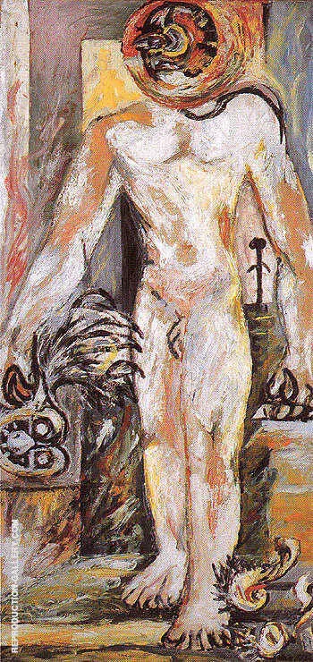 Naked Man 1938 By Jackson Pollock (Inspired By)