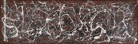 Number 13A Arabesque 1948 By Jackson Pollock (Inspired By)