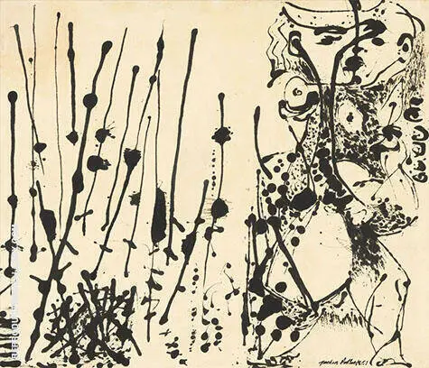 Number 7 1951 By Jackson Pollock (Inspired By)