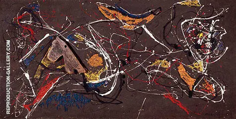 The Wooden Horse Number 10A 1948 By Jackson Pollock (Inspired By)