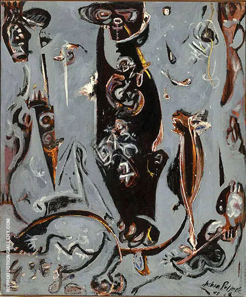 Totem Lesson 2 1945 By Jackson Pollock (Inspired By)