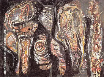 Untitled 1940 By Jackson Pollock (Inspired By)