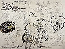 Untitled 1943 By Jackson Pollock (Inspired By)