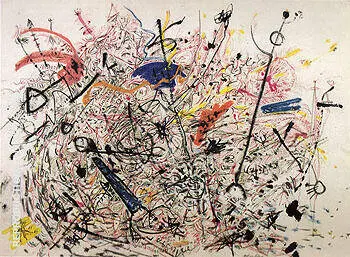 Untitled 1946 By Jackson Pollock (Inspired By)