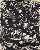 Black and White Number 6 1951 By Jackson Pollock (Inspired By)
