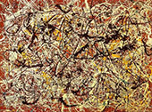 Mural on Indian Red Ground, 1950 By Jackson Pollock (Inspired By)
