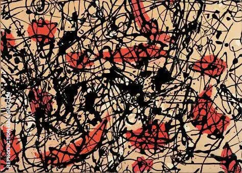 Number 7 1950 By Jackson Pollock (Inspired By)