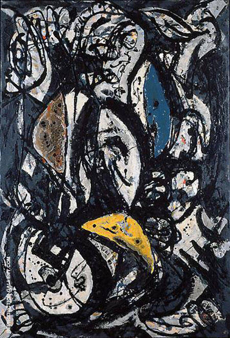 Number 2 1951 by Jackson Pollock (Inspired By) | Oil Painting Reproduction