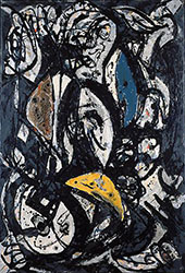 Number 2 1951 By Jackson Pollock (Inspired By)