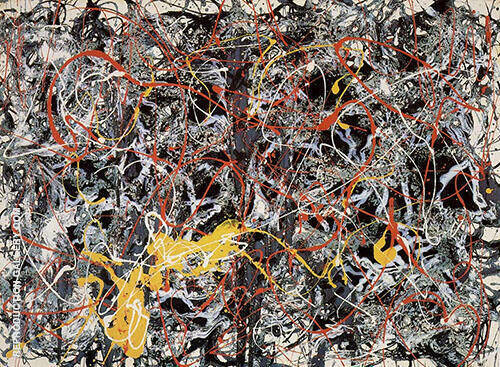 Number 6 1948 by Jackson Pollock (Inspired By) | Oil Painting Reproduction