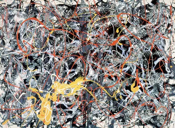 Number 6 1948 By Jackson Pollock (Inspired By)
