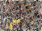 Number 6 1948 By Jackson Pollock (Inspired By)