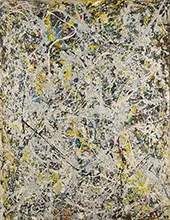 Number 9 1949 By Jackson Pollock (Inspired By)