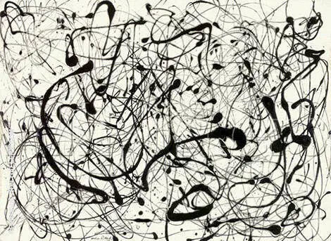 Number 14 Gray By Jackson Pollock (Inspired By)