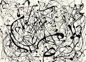 Number 14 Gray By Jackson Pollock (Inspired By)