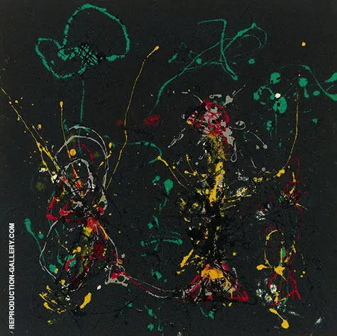 Number 17 1950 By Jackson Pollock (Inspired By)