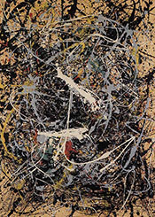 Number 19 1949 By Jackson Pollock (Inspired By)