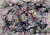 Number 34 1949 By Jackson Pollock (Inspired By)