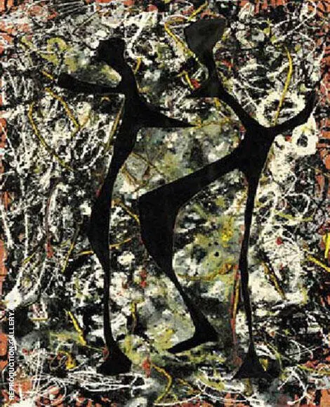 Rhythmical Dance 1948 By Jackson Pollock (Inspired By)