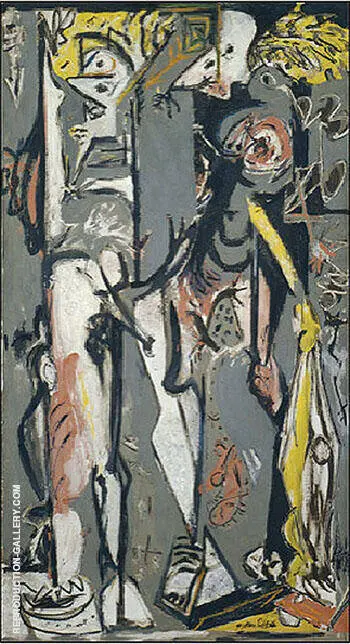 Two c1943 By Jackson Pollock (Inspired By)
