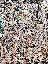 Undulating Paths By Jackson Pollock (Inspired By)