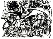 Untitled 1951 By Jackson Pollock (Inspired By)