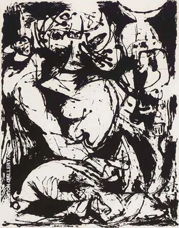 Untitled Number 22 By Jackson Pollock (Inspired By)