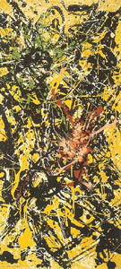 Vertical Painting By Jackson Pollock (Inspired By)