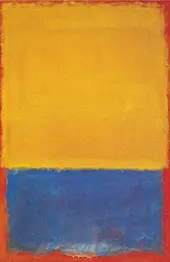 Yellow and Blue 1955 By Mark Rothko (Inspired By)