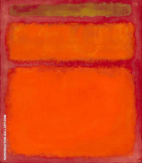 Orange Red Yellow 1961 By Mark Rothko (Inspired By)