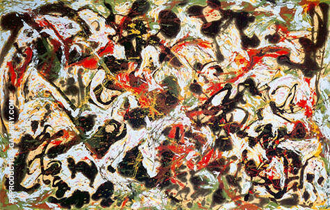 Search 1955 by Jackson Pollock (Inspired By) | Oil Painting Reproduction