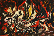 The Flame 1934 By Jackson Pollock (Inspired By)