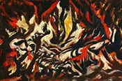 The Flame 1934 By Jackson Pollock (Inspired By)