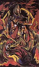 Composition with Woman 1938 By Jackson Pollock (Inspired By)