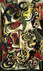 Masqued Image 1938 By Jackson Pollock (Inspired By)