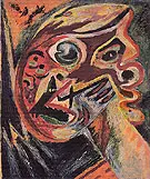 Orange Head 1938 By Jackson Pollock (Inspired By)