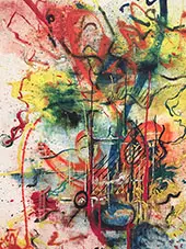 Burning Landscape 1943 By Jackson Pollock (Inspired By)