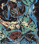 Composition with Pouring II 1943 By Jackson Pollock (Inspired By)