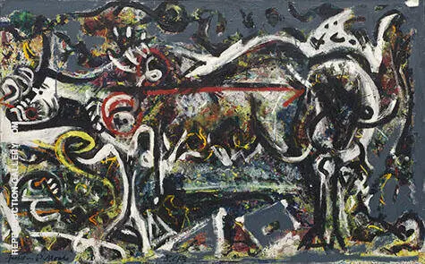 The She Wolf 1943 By Jackson Pollock (Inspired By)