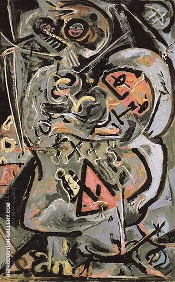 Totem Lesson I 1944 By Jackson Pollock (Inspired By)